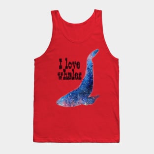 Whales art Tank Top